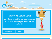 Tablet Screenshot of careercamel.com